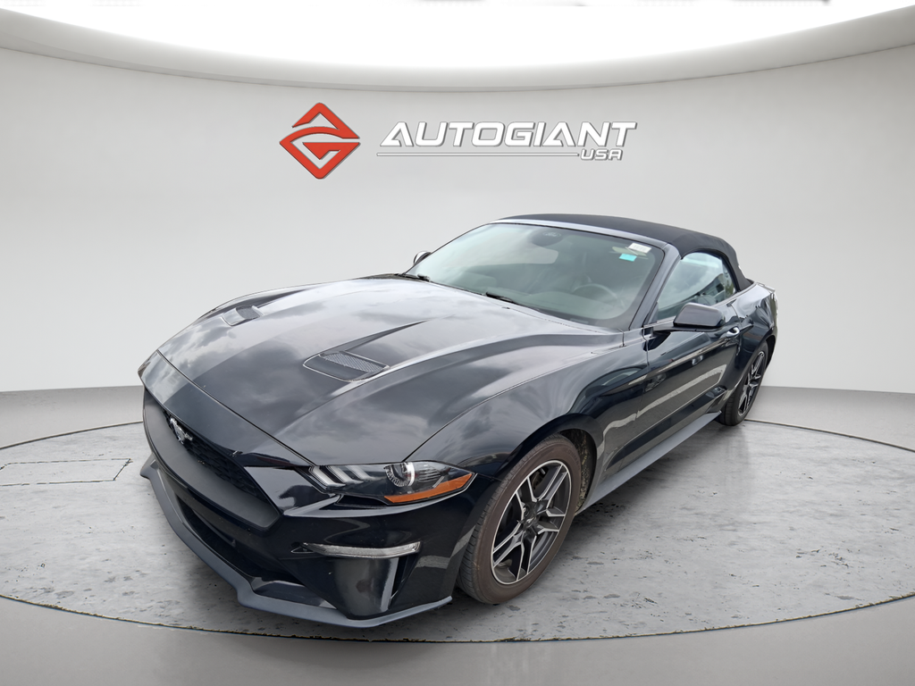 Shadow Black 2022 Ford Mustang Convertible Rear-Wheel Drive Automatic