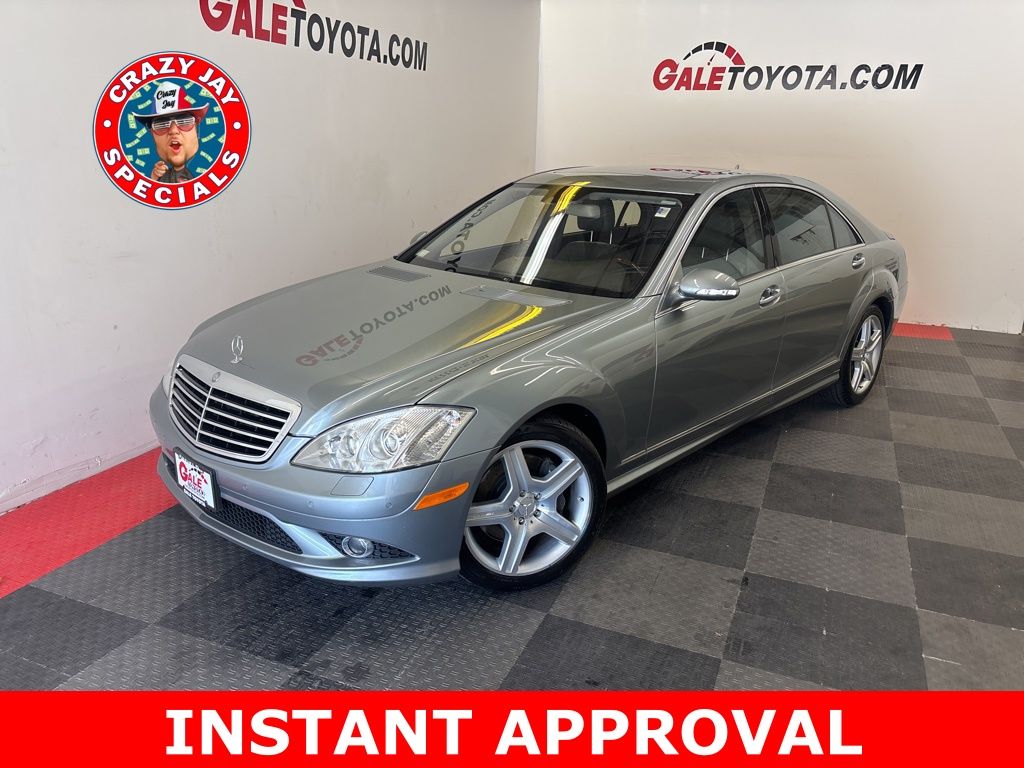 Gray 2008 Mercedes-Benz S-Class S 550 4MATIC Sedan All-Wheel Drive 7-Speed Automatic