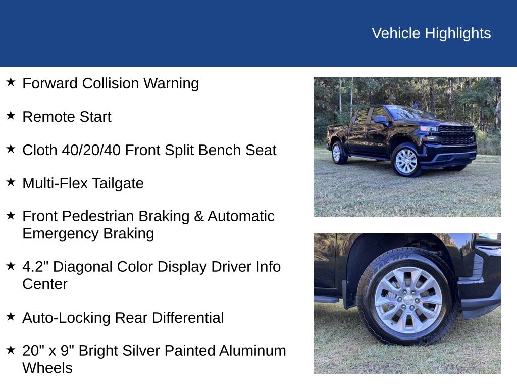 2022 Chevrolet Silverado 1500 LTD 2WD Crew Cab Short Bed Custom