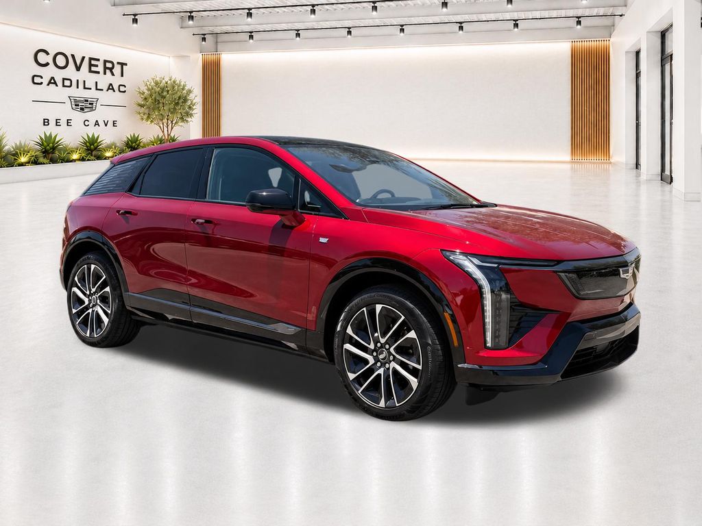 Radiant Red 2025 Cadillac OPTIQ SUV / Crossover All-Wheel Drive 1-Speed Automatic
