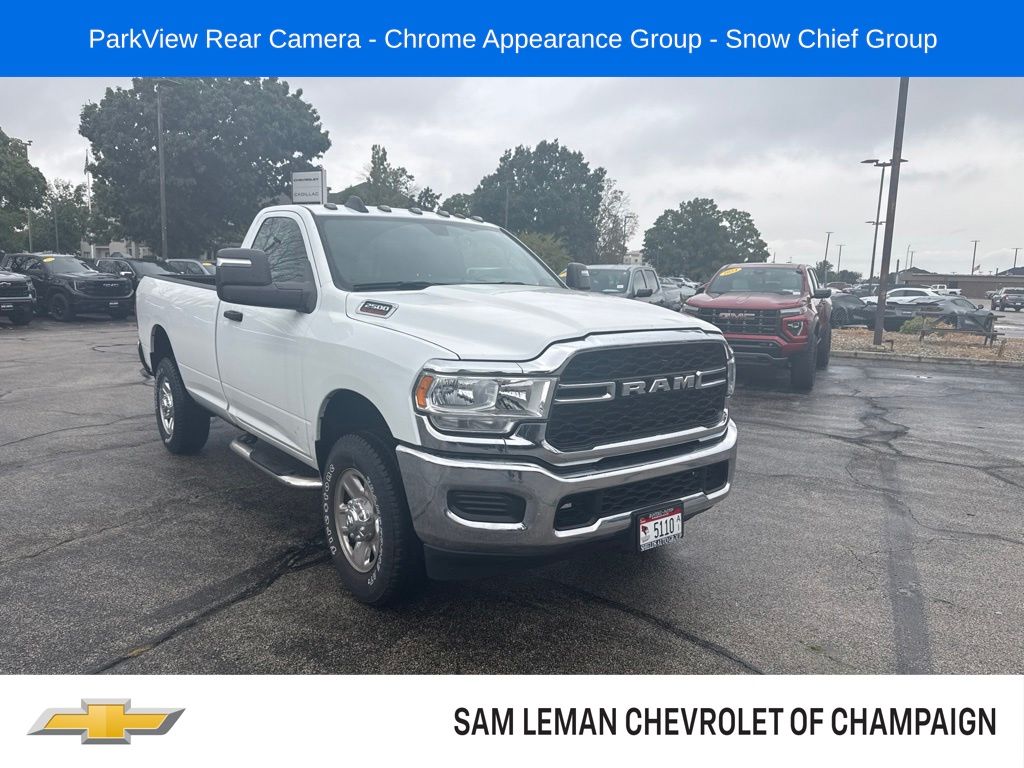 Bright White Clearcoat 2024 RAM 2500 Pickup Truck Four-Wheel Drive 8-Speed Automatic