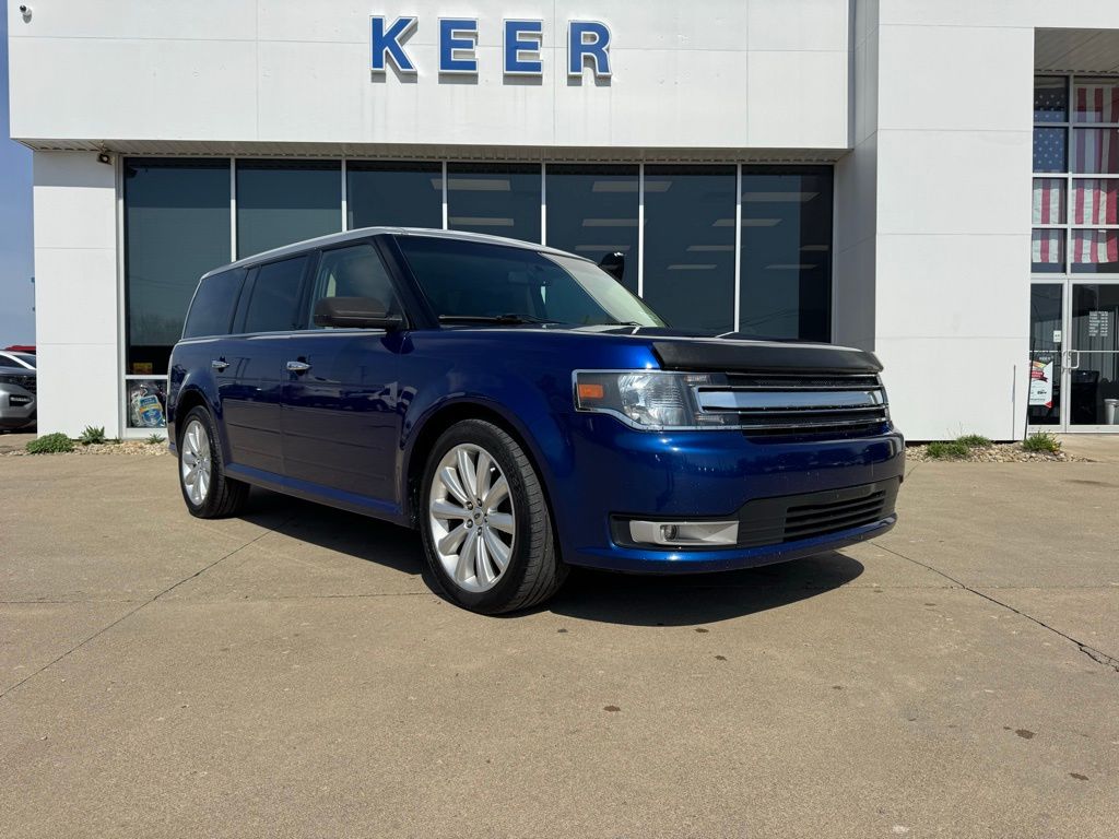 Blue Metallic 2015 Ford Flex SEL AWD SUV / Crossover All-Wheel Drive 6-Speed Automatic