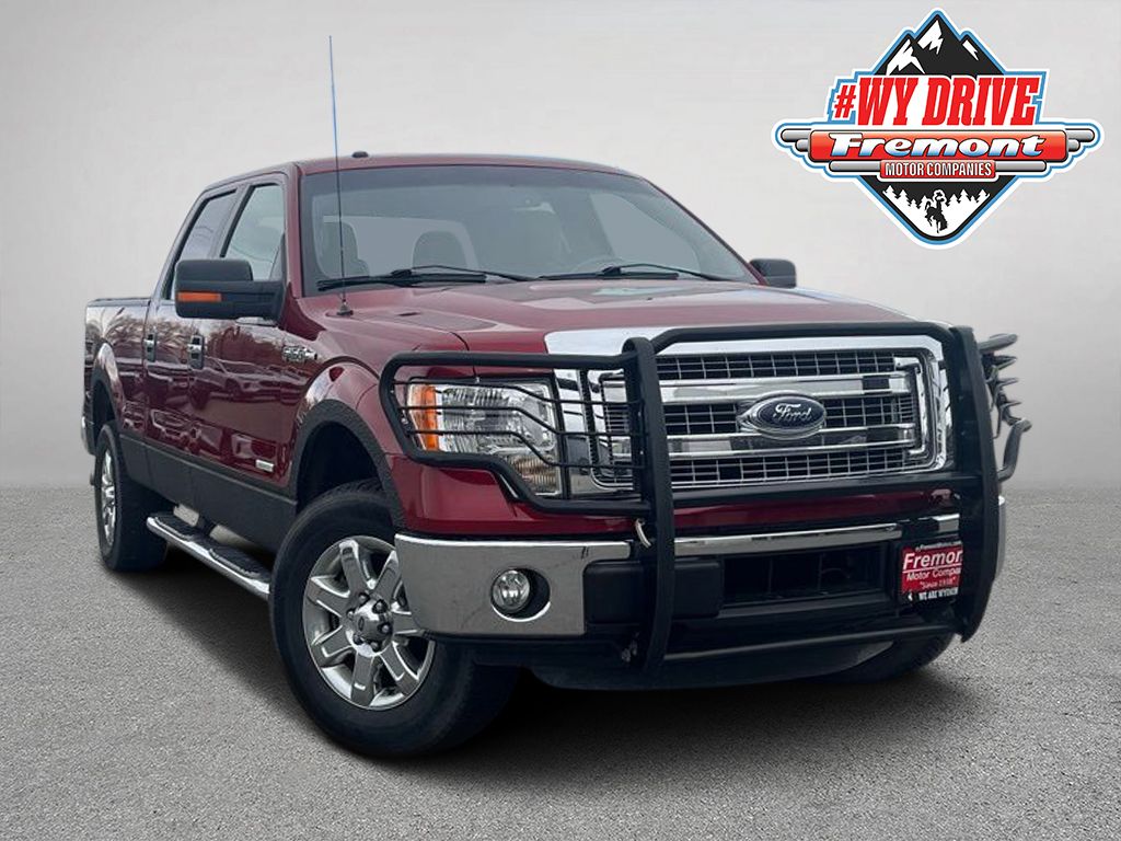 Ruby Red Metallic Tinted Clearcoat 2014 Ford F-150 XLT SuperCrew 4WD Pickup Truck Four-Wheel Drive 6-Speed Automatic