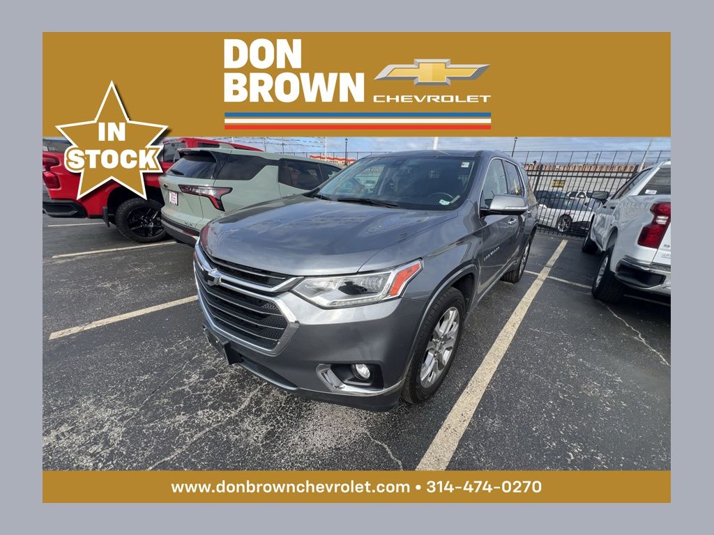 Gray (Satin Steel Metallic) 2020 Chevrolet Traverse Premier FWD SUV / Crossover Front-Wheel Drive 9-Speed Automatic