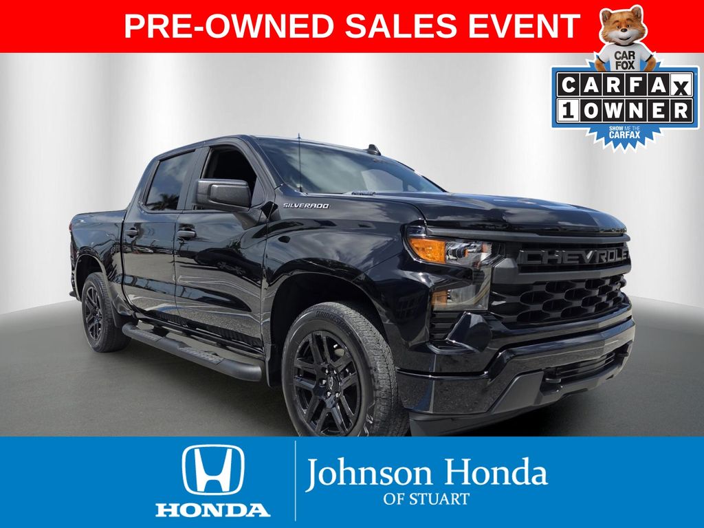 Black 2024 Chevrolet Silverado 1500 Pickup Truck 4X2 8-Speed Automatic