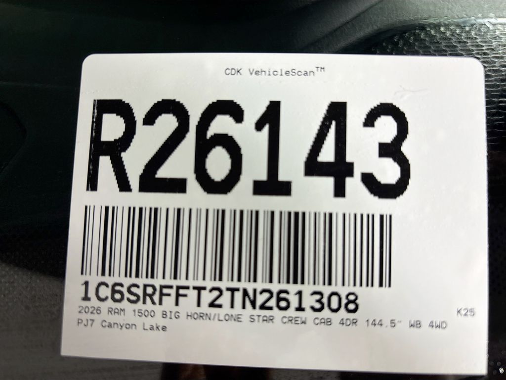 2026 Ram 1500 Big Horn/Lone Star