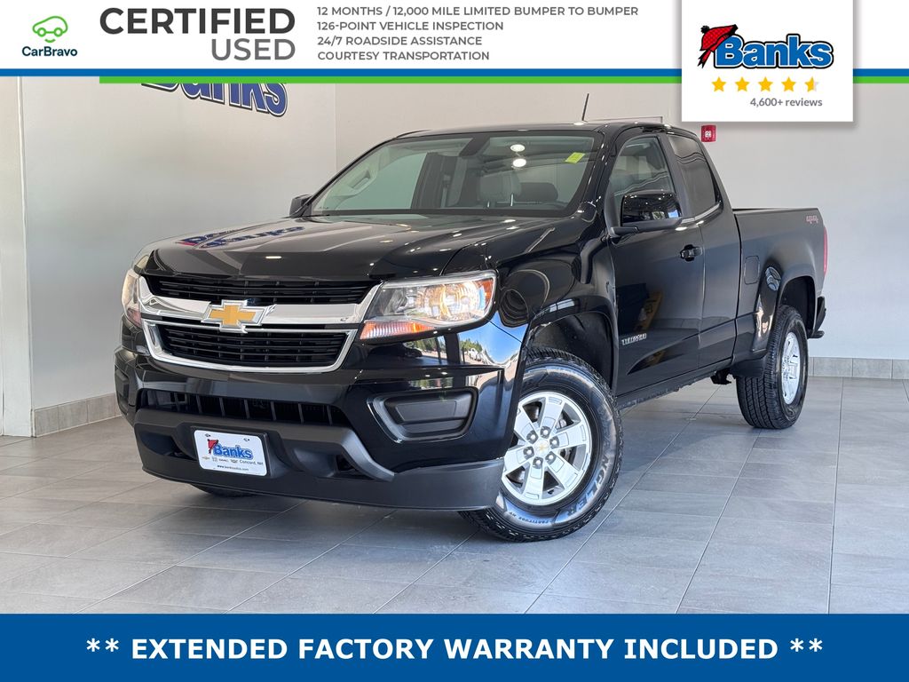 Black 2020 Chevrolet Colorado Pickup Truck Four-Wheel Drive 6-Speed Automatic