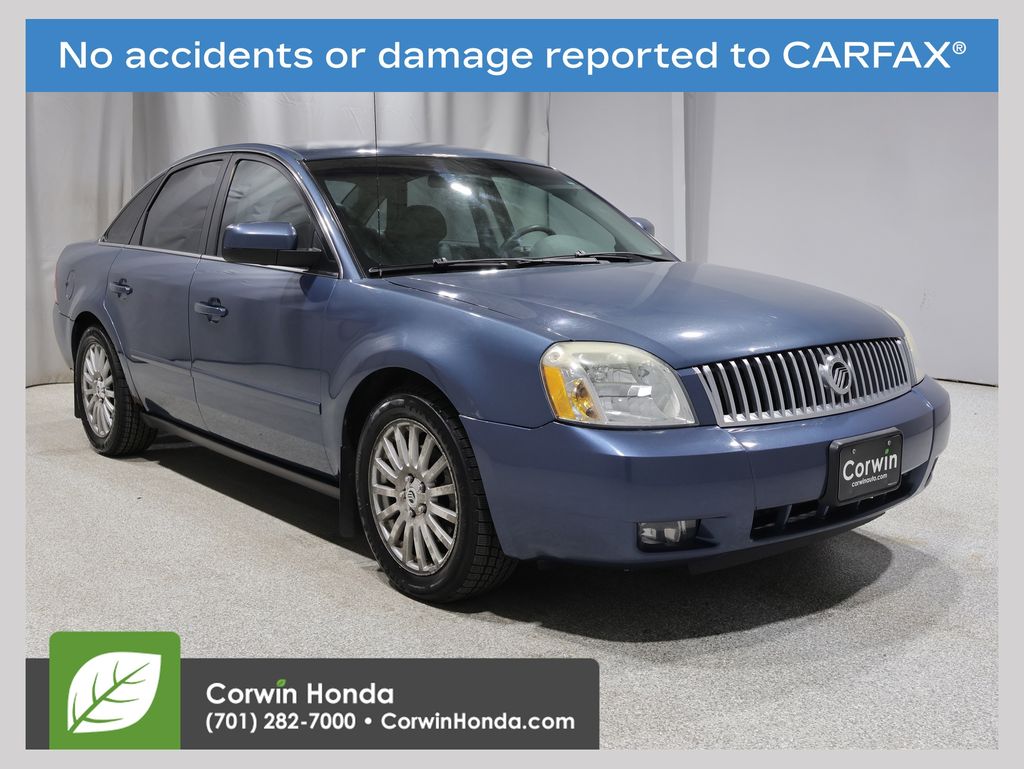 Blue 2005 Mercury Montego Premier Sedan Front-Wheel Drive 6-Speed Automatic