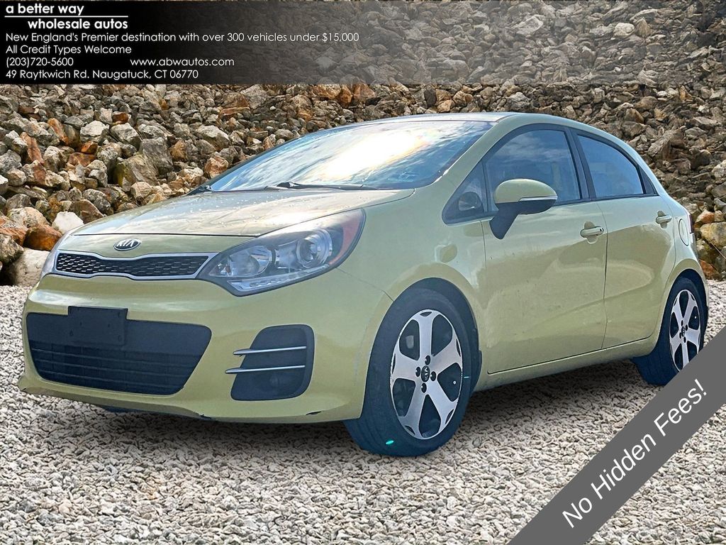 Digital Yellow 2016 Kia Rio5 SX Hatchback Front-Wheel Drive 6-Speed Automatic