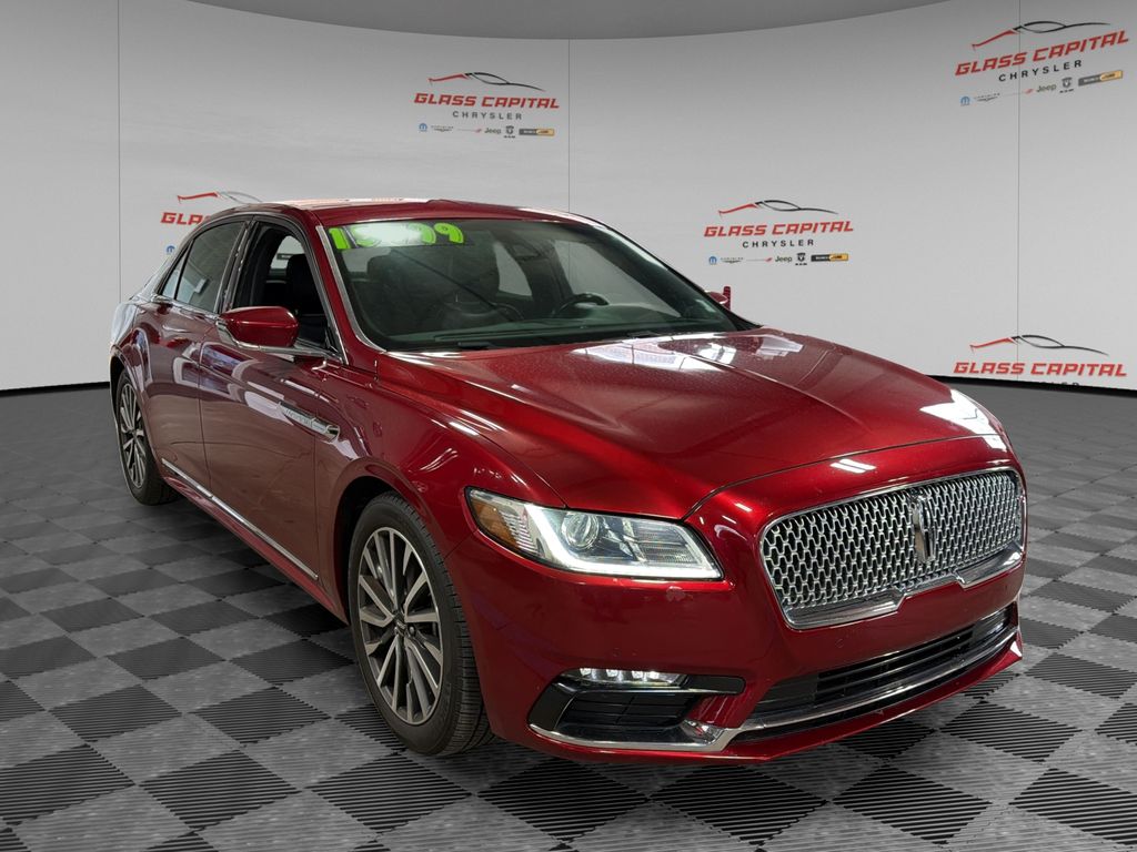 Ruby Red 2017 Lincoln Continental Select AWD Sedan All-Wheel Drive 6-Speed Automatic