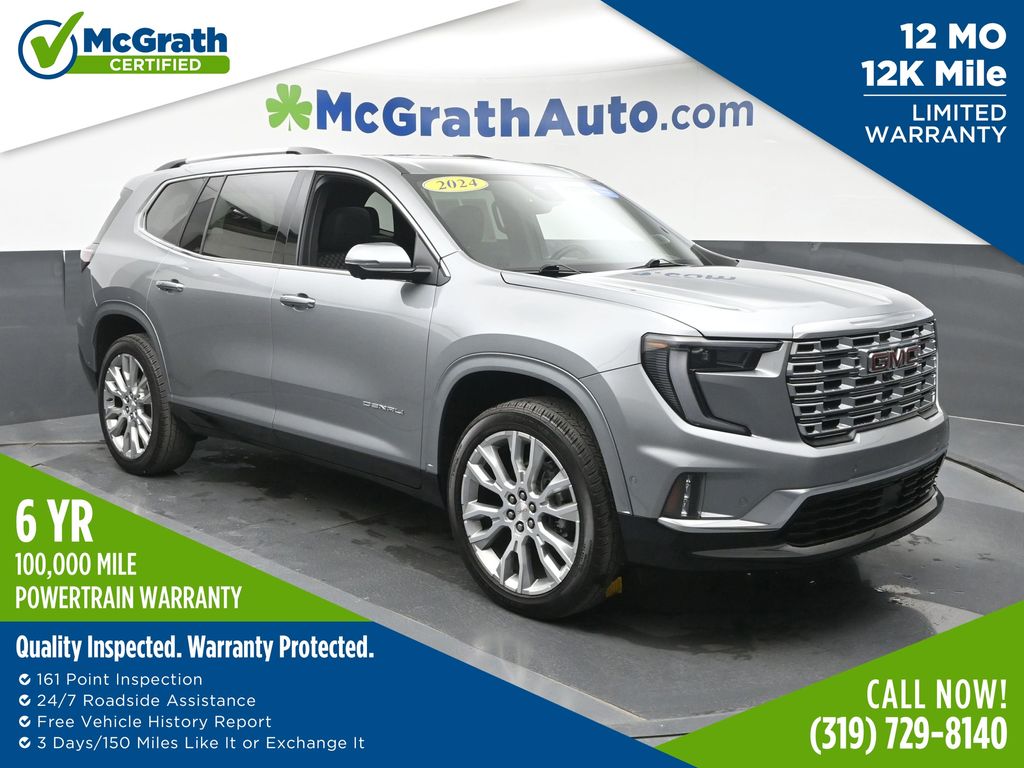 Sterling Metallic 2024 GMC Acadia SUV / Crossover Four-Wheel Drive 8-Speed Automatic