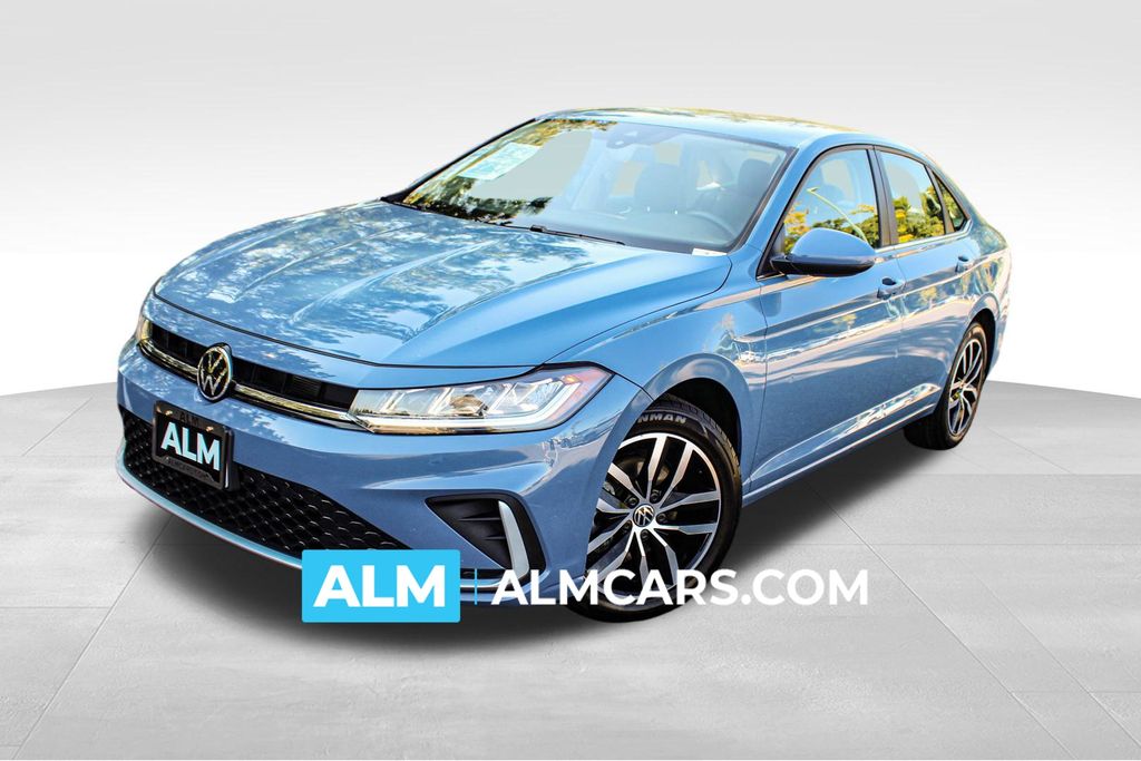 Blue 2025 Volkswagen Jetta Sedan Front-Wheel Drive 8-Speed Automatic