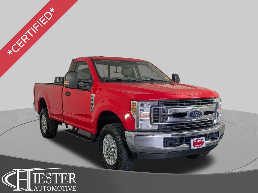 Race Red 2019 Ford F-250 Super Duty Pickup Truck Four-Wheel Drive 6-Speed Automatic