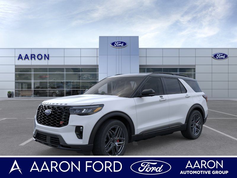 Space White Metallic 2026 Ford Explorer SUV / Crossover All-Wheel Drive Automatic