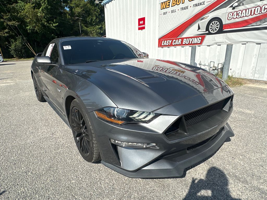 Gray Metallic 2022 Ford Mustang Coupe Rear-Wheel Drive Automatic