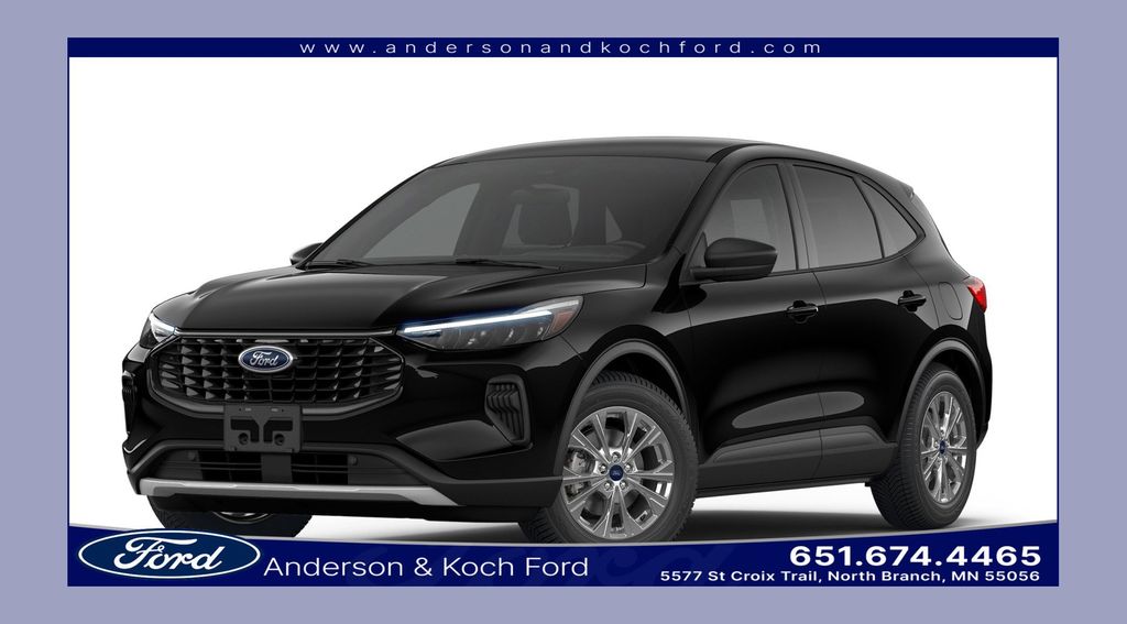 Black Metallic 2026 Ford Escape SUV / Crossover All-Wheel Drive 8-Speed Automatic