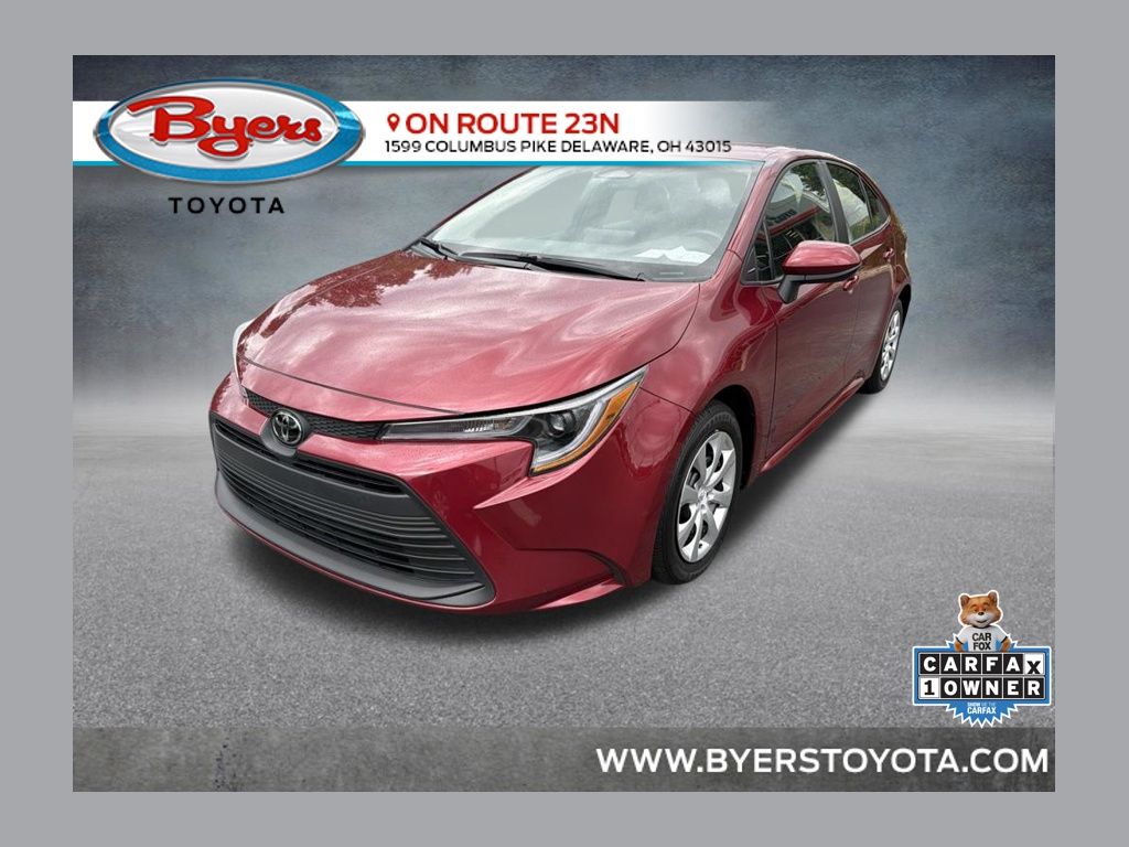 Red (Ruby Flare Pearl) 2025 Toyota Corolla Sedan Front-Wheel Drive Continuously Variable Transmission
