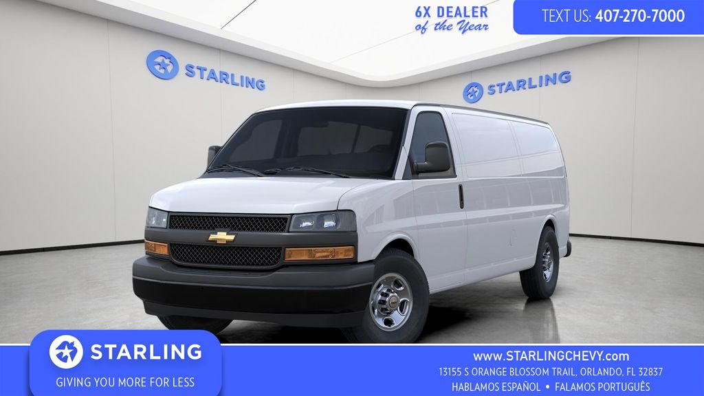 Summit White 2026 Chevrolet Express Cargo 2500 RWD Van Rear-Wheel Drive