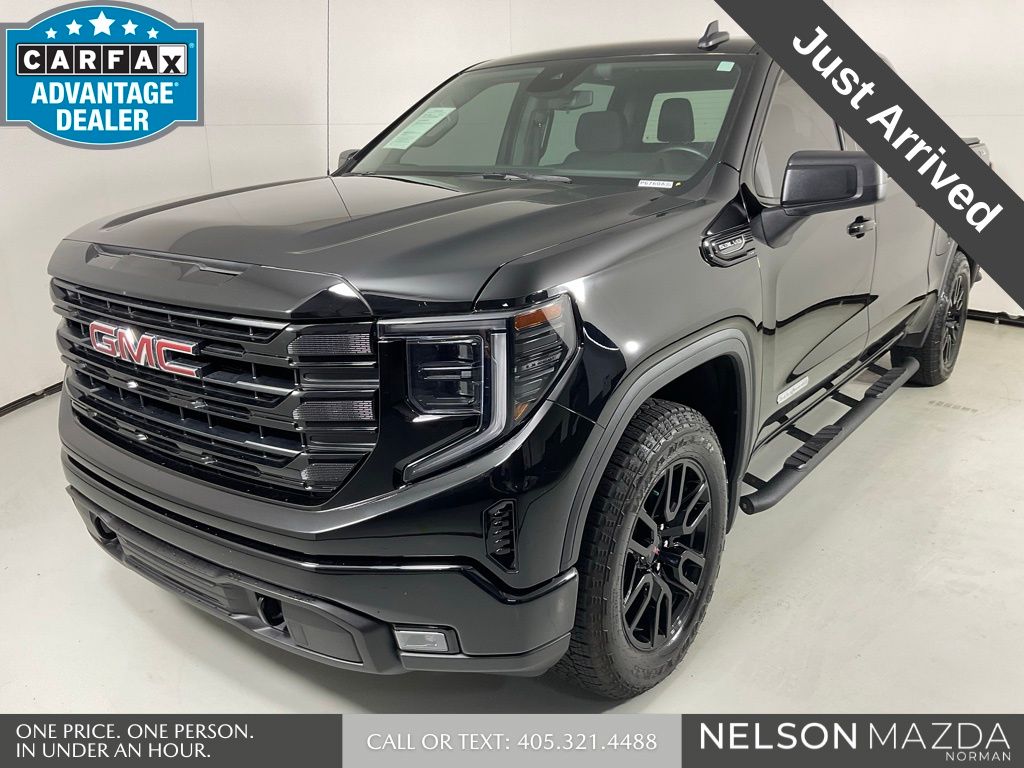 Onyx Black 2025 GMC Sierra 1500 Elevation Crew Cab 4WD Pickup Truck Four-Wheel Drive Automatic