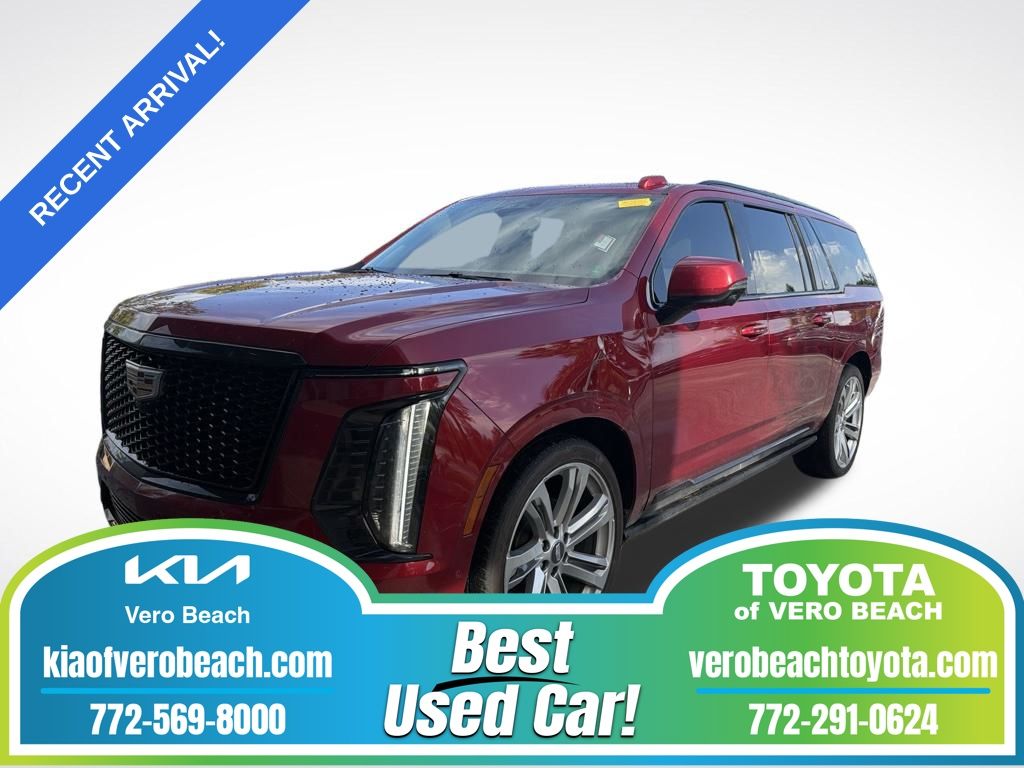 Radiant Red Tintcoat 2025 Cadillac Escalade ESV SUV / Crossover Four-Wheel Drive Automatic