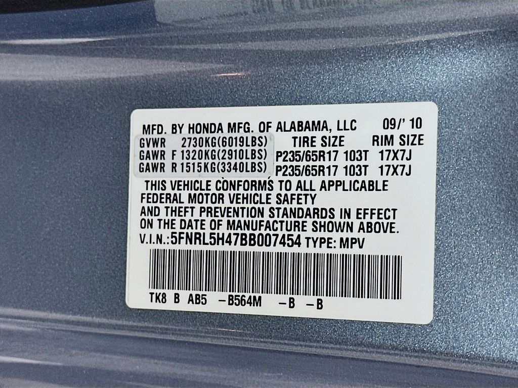 Thumbnail: 2011 Honda Odyssey - 29