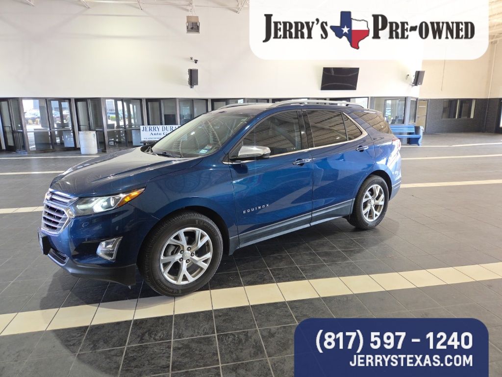 Pacific Blue Metallic 2020 Chevrolet Equinox 1.5T Premier FWD SUV / Crossover Front-Wheel Drive 6-Speed Automatic Overdrive