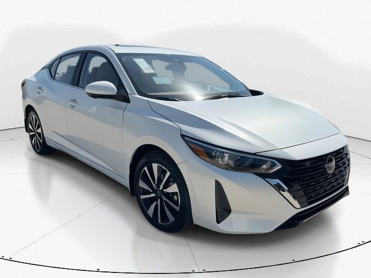 2025 Aspen White Tricoat Nissan Sentra SV FWD Sedan