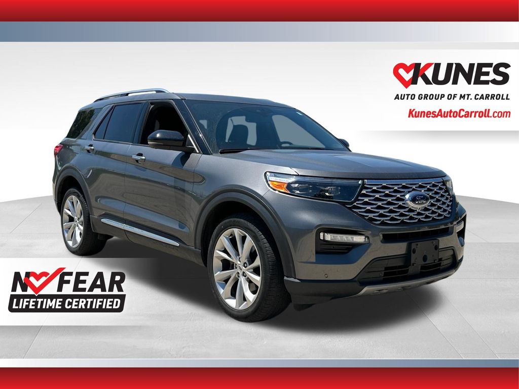 Gray Metallic 2023 Ford Explorer SUV / Crossover All-Wheel Drive Automatic