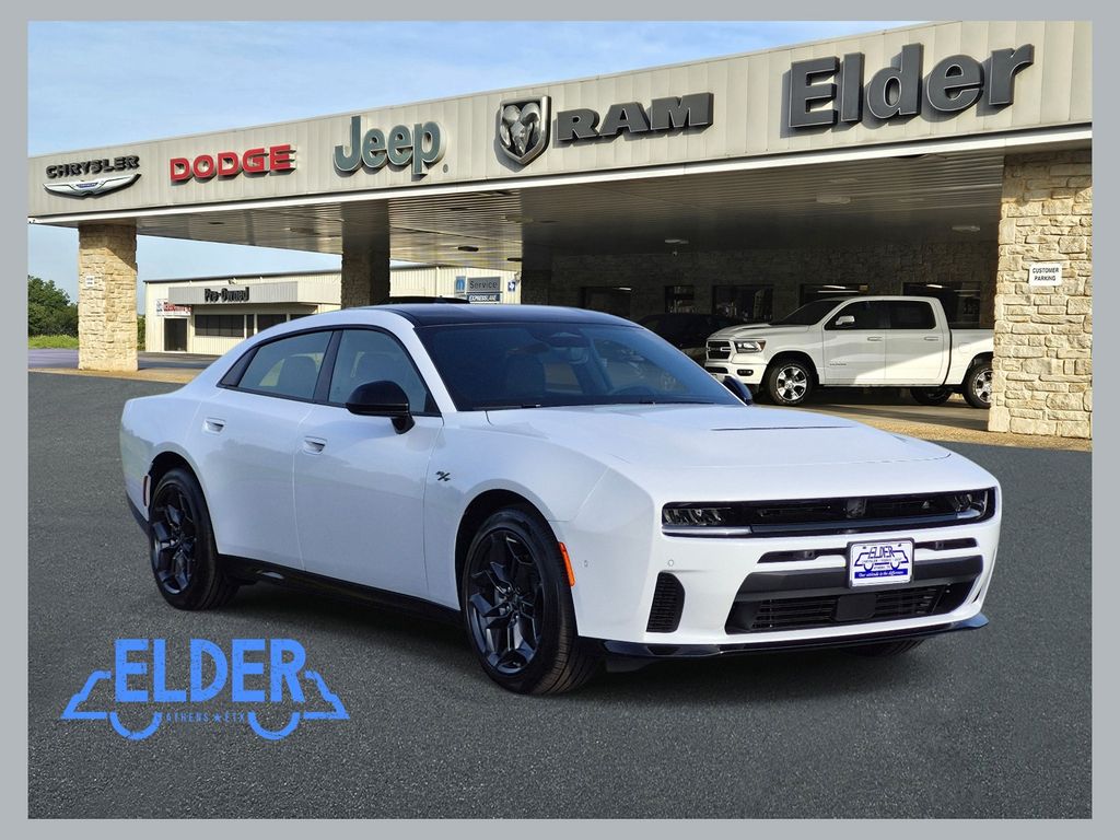White 2027 Dodge Charger Sedan All-Wheel Drive 8-Speed Automatic