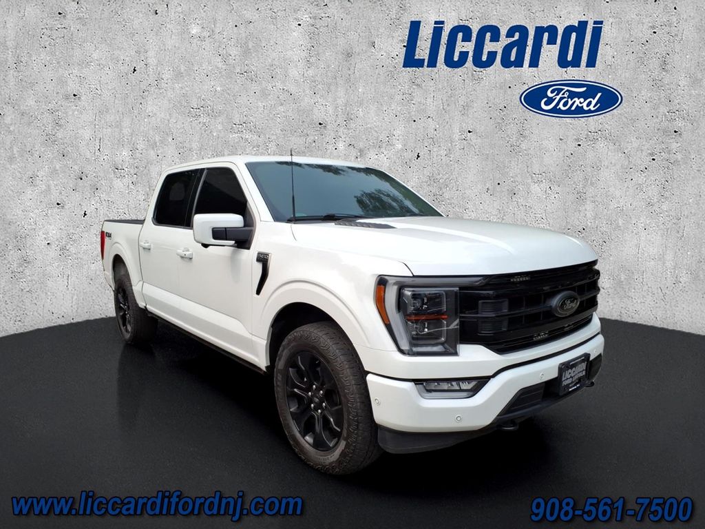 White Metallic 2023 Ford F-150 Pickup Truck Four-Wheel Drive Automatic
