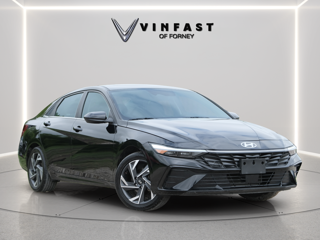 Abyss Black 2024 Hyundai Elantra SEL FWD Sedan Front-Wheel Drive Continuously Variable Transmission