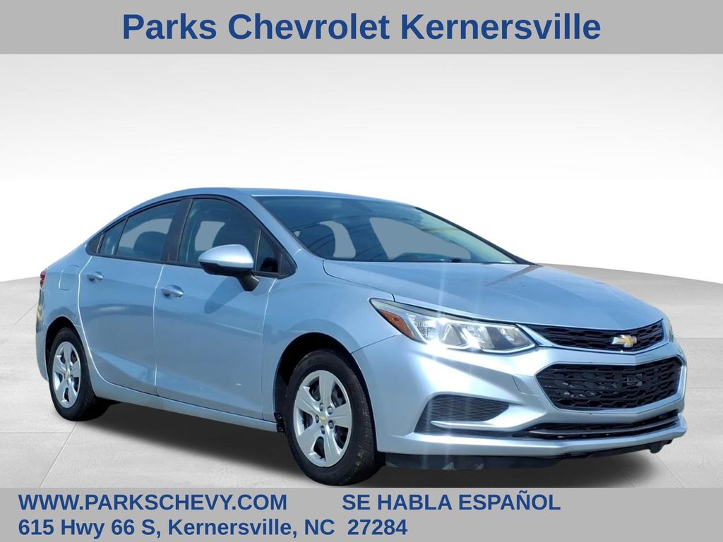 Arctic Blue 2017 Chevrolet Cruze Sedan Front-Wheel Drive 6-Speed Automatic