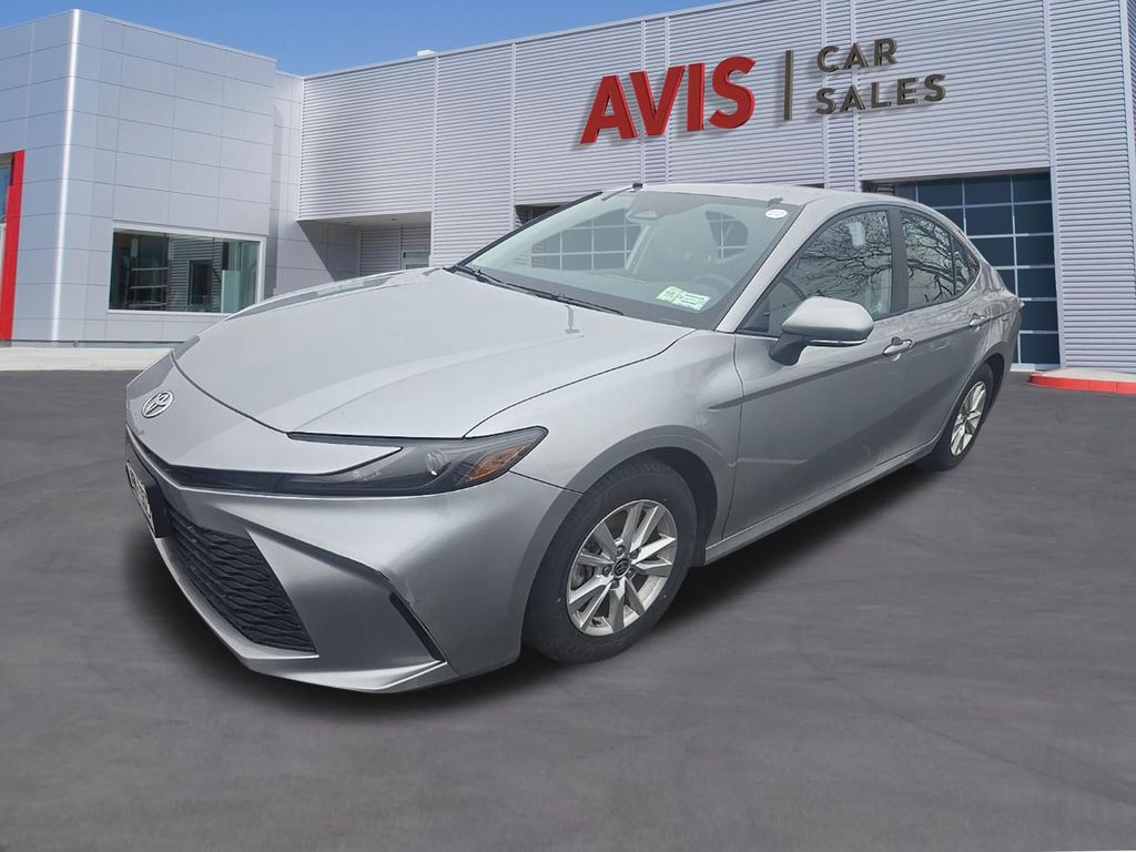 Celestial Silver Metallic 2025 Toyota Camry LE FWD Sedan Front-Wheel Drive Continuously Variable Transmission
