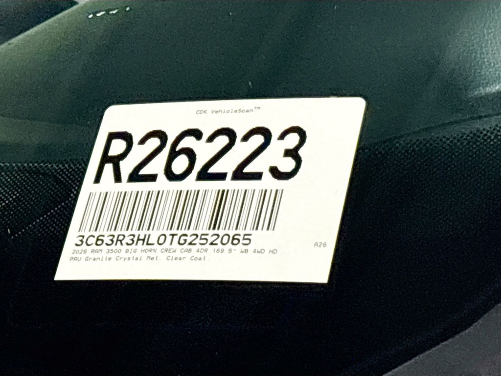 2026 Ram 3500 Big Horn