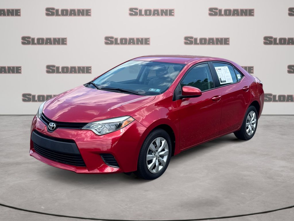 Barcelona Red Metallic 2014 Toyota Corolla Sedan Front-Wheel Drive Continuously Variable Transmission