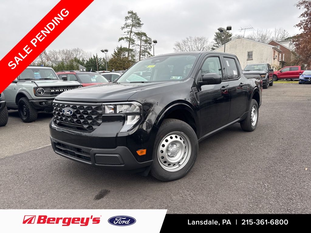 Shadow Black 2025 Ford Maverick XL SuperCrew AWD Pickup Truck All-Wheel Drive 8-Speed Automatic