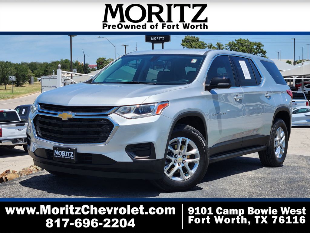 Silver Ice Metallic 2021 Chevrolet Traverse SUV / Crossover Front-Wheel Drive 9-Speed Automatic