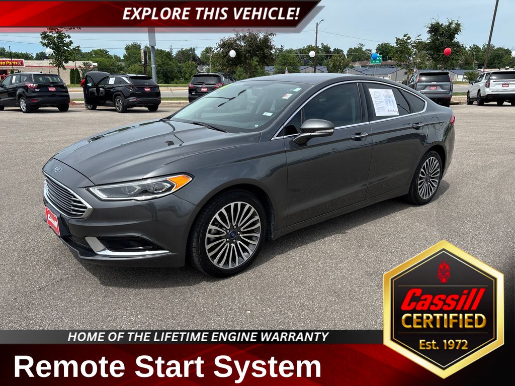 Gray (Magnetic) 2018 Ford Fusion SE Sedan Front-Wheel Drive 6-Speed Automatic