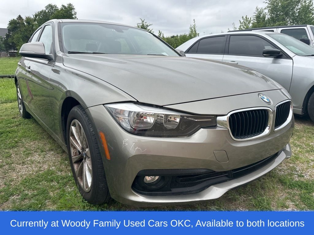 Gray (Platinum Silver Metallic) 2016 BMW 3 Series 320i xDrive Sedan AWD Sedan All-Wheel Drive 8-Speed Automatic
