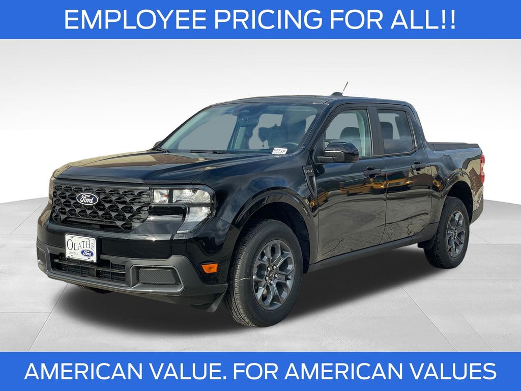 Shadow Black 2025 Ford Maverick XLT SuperCrew AWD Pickup Truck All-Wheel Drive 8-Speed Automatic