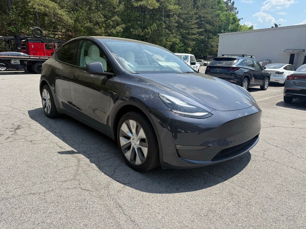 Gray 2024 Tesla Model Y Long Range AWD SUV / Crossover All-Wheel Drive 1-Speed Automatic