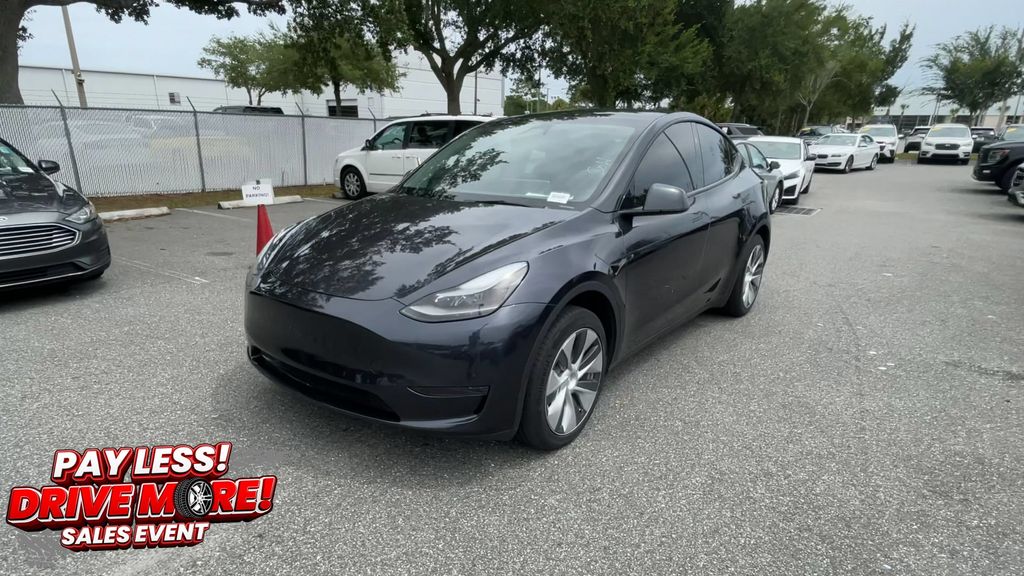 Used 2024 Tesla Model Y Long Range with VIN 7SAYGDED7RF015002 for sale in Jacksonville, FL