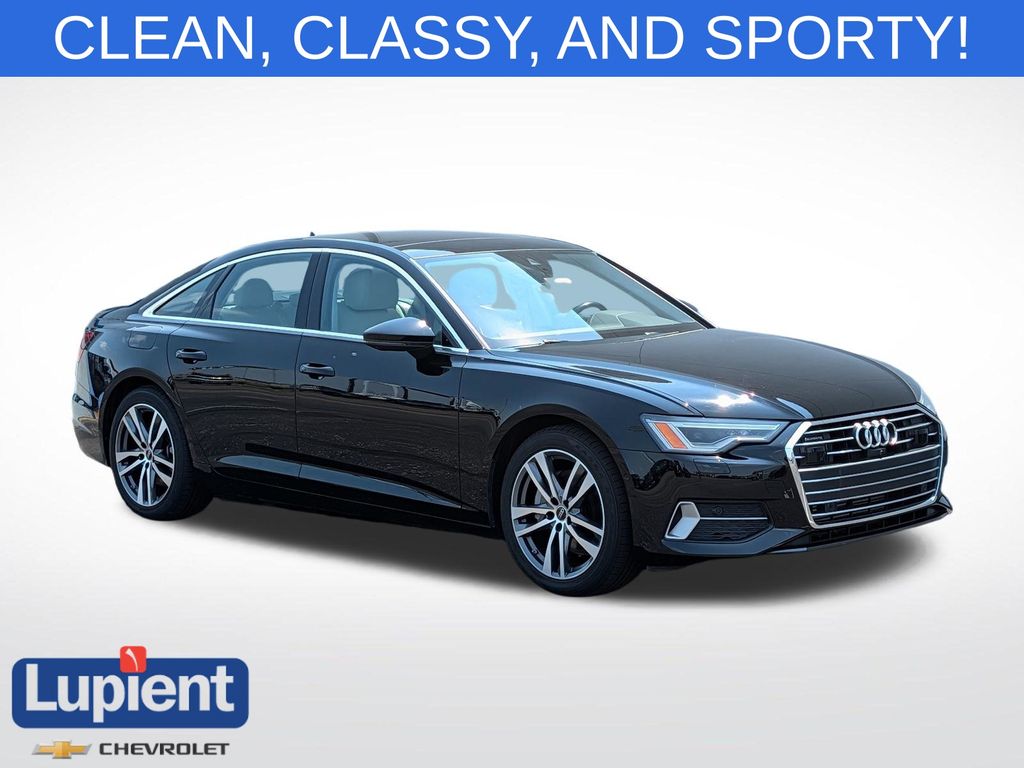 Brilliant Black 2023 Audi A6 Sedan All-Wheel Drive 7-Speed Automatic