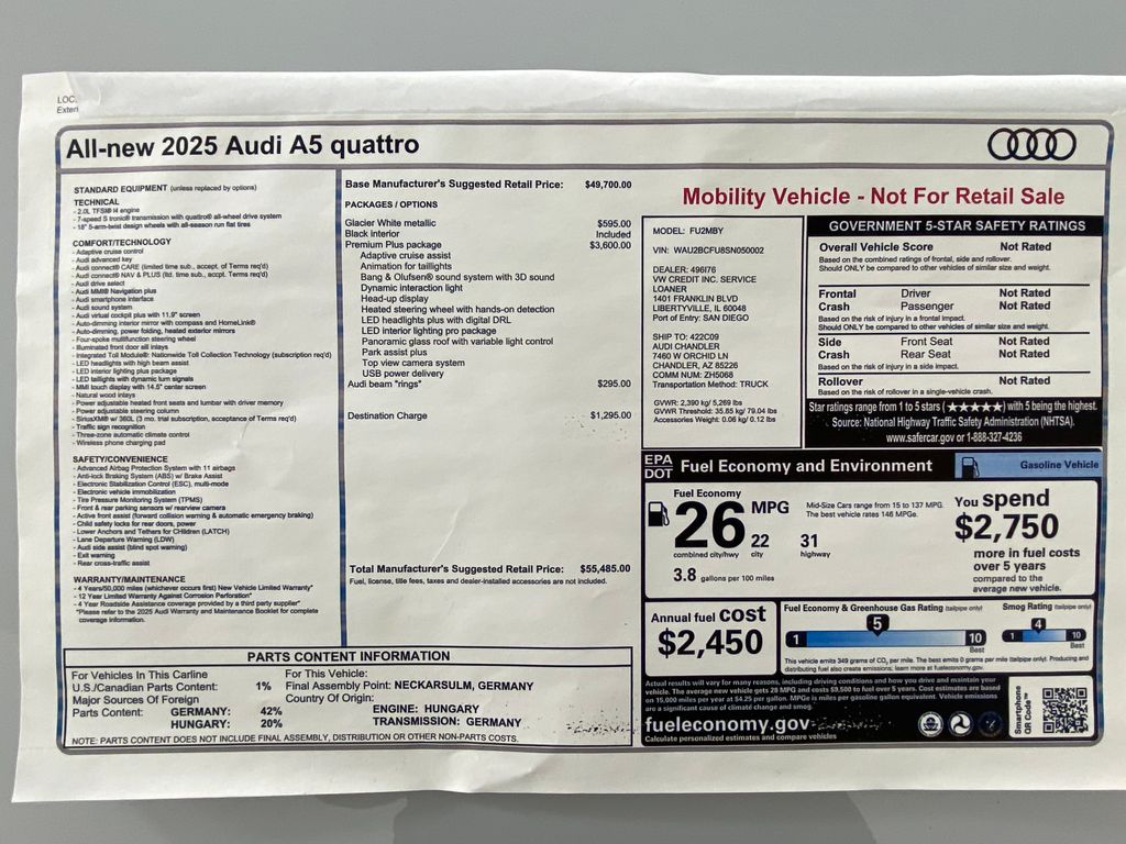 Thumbnail: 2025 Audi A5 - 10