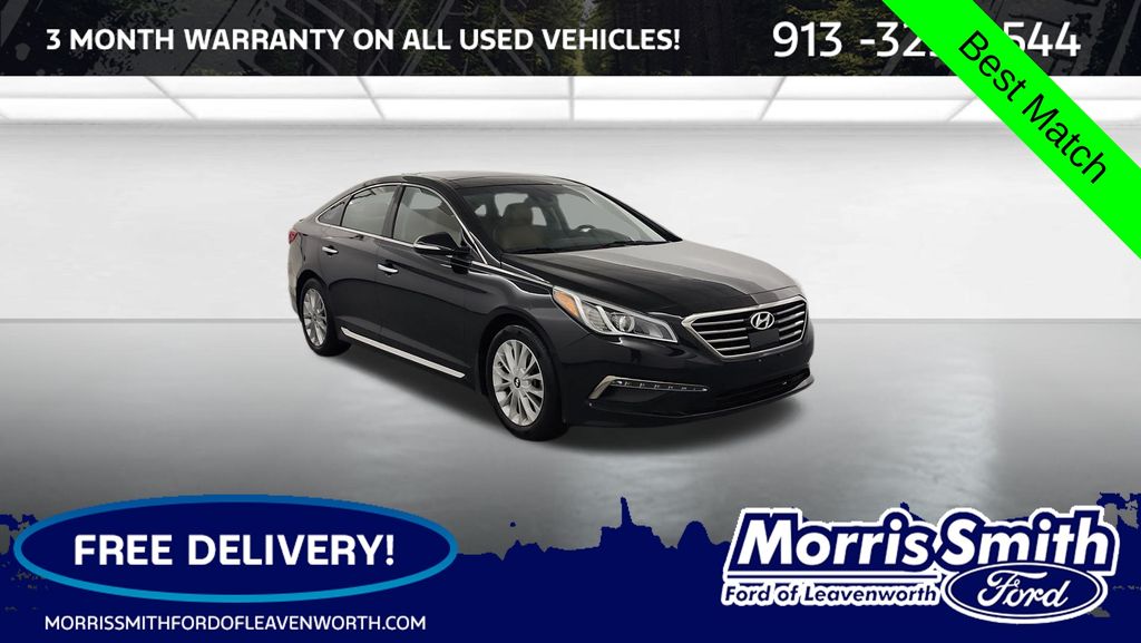 Phantom Black 2015 Hyundai Sonata Sedan Front-Wheel Drive 6-Speed Automatic