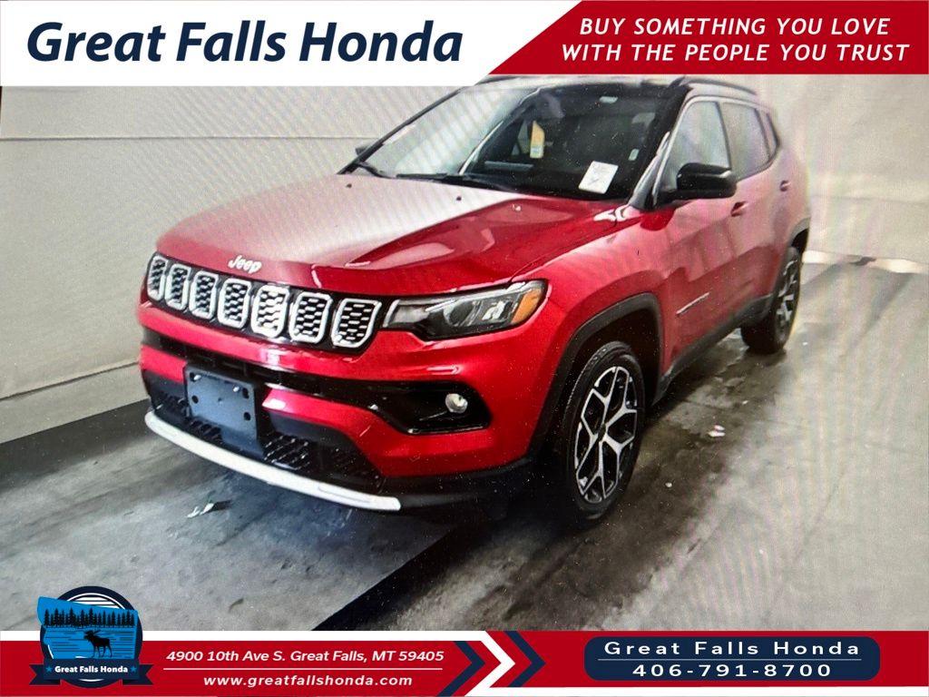 Red 2025 Jeep Compass SUV / Crossover Four-Wheel Drive 8-Speed Automatic