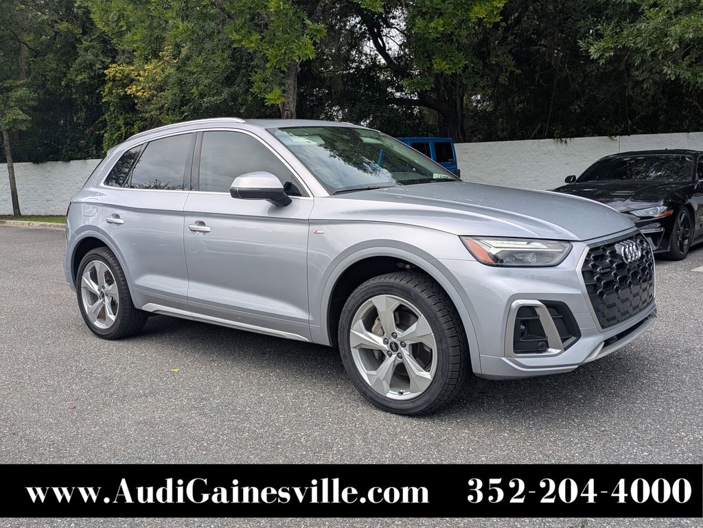 Florett Silver Metallic 2023 Audi Q5 quattro Premium Plus S Line 45 TFSI SUV / Crossover All-Wheel Drive 7-Speed Automatic