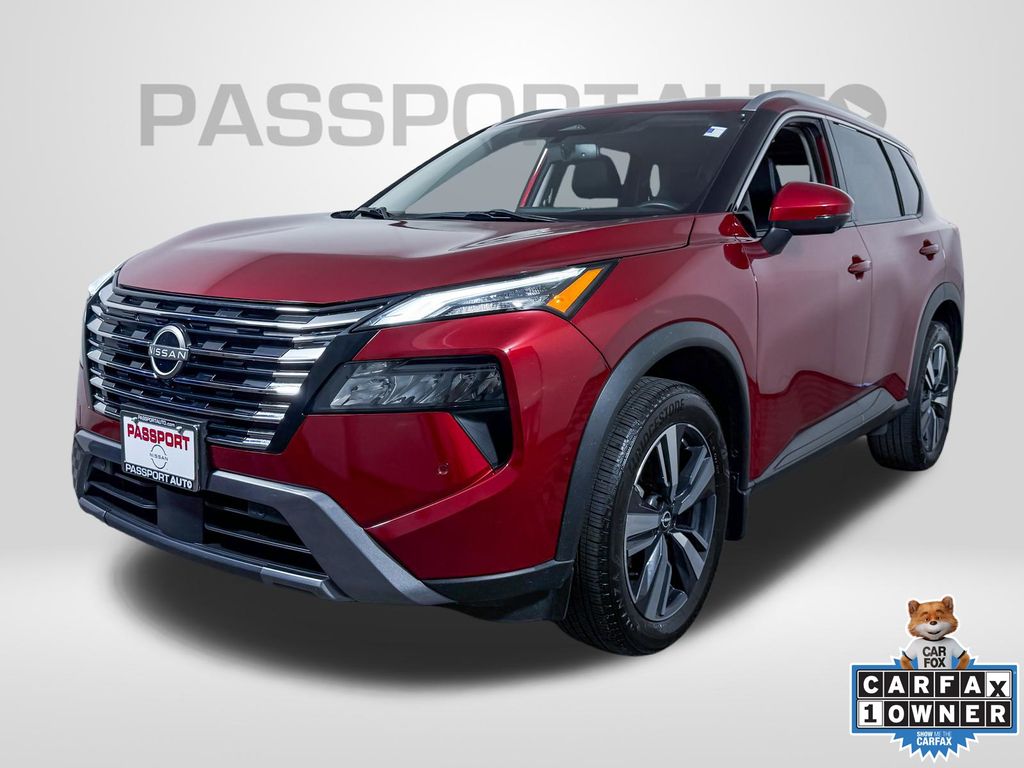 Red (Scarlet Ember Tintcoat) 2024 Nissan Rogue SUV / Crossover Front-Wheel Drive Continuously Variable Transmission