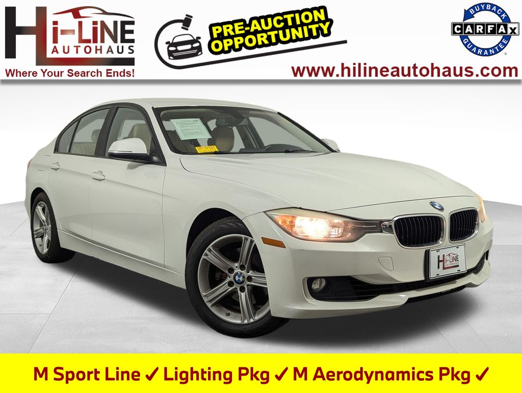 Alpine White 2013 BMW 3 Series Sedan Rear-Wheel Drive 8-Speed Automatic