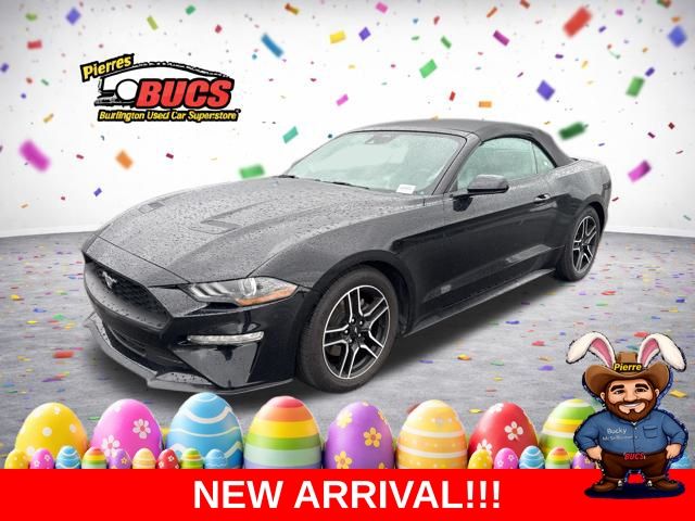 Shadow Black 2022 Ford Mustang EcoBoost Premium Convertible RWD Convertible Rear-Wheel Drive Automatic